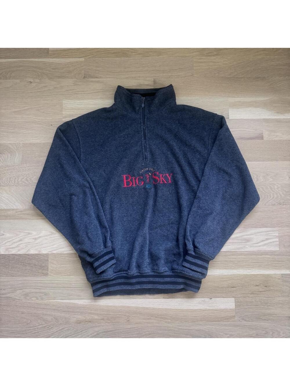 Vintage 90s Big Sky Classic Golf SDI Quarter Zip Pullover